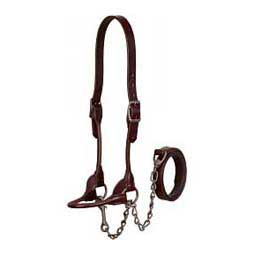 Brown Bombshell Leather Cattle Show Halter S (650-1050 lb) - Item # 16660