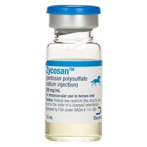 Zycosan (pentosan polysulfate sodium) Injection for Horses 250 mg/ml 7.5 ml - Item # 1675RX