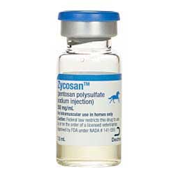 Zycosan (pentosan polysulfate sodium) Injection for Horses 250 mg/ml 7.5 ml - Item # 1675RX
