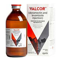 Valcor (Doramectin/Levamisole) Injection for Cattle 500 ml - Item # 1678RX