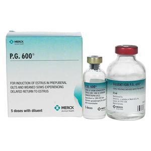 P.G. 600 Swine Vaccine 5 dose - Item # 16820