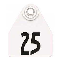 Allflex Global-Numbered-Medium-Cattle-ID-Ear-Tags White - Item # 16831