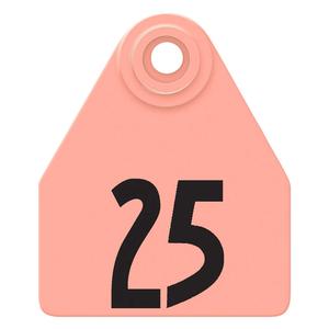 Allflex Global Numbered Medium Cattle ID Ear Tags Pink - Item # 16831