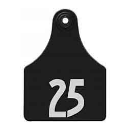 Allflex Global Numbered Large (Calf) ID Ear Tags Black - Item # 16832