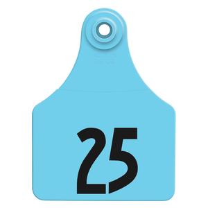 Allflex Global Numbered Large Calf ID Ear Tags Blue - Item # 16832