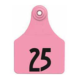 Allflex Global Numbered Large (Calf) ID Ear Tags Pink - Item # 16832