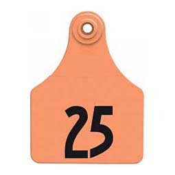 Allflex Global Numbered Large (Calf) ID Ear Tags Orange - Item # 16832