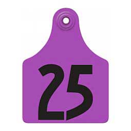 Allflex Global Numbered Maxi Cattle ID Ear Tags Purple - Item # 16833