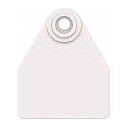 Global Blank Medium Cattle ID Ear Tags White - Item # 16835