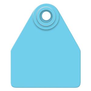 Allflex Global Blank Medium Cattle ID Ear Tags Blue - Item # 16835