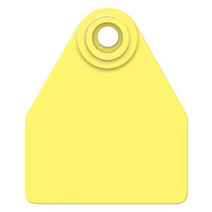 Allflex Global Blank Medium Cattle ID Ear Tags Yellow - Item # 16835
