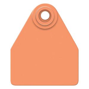 Allflex Global Blank Medium Cattle ID Ear Tags Orange - Item # 16835