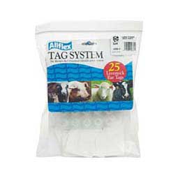 Allflex Global Blank Large Calf ID Ear Tags White - Item # 16836
