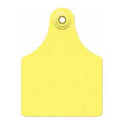 Global Blank Maxi Cattle ID Ear Tags Yellow - Item # 16837