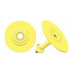 Global Blank Small Cattle ID Ear Tags Yellow - Item # 16838