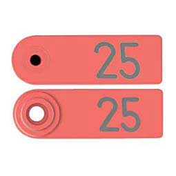 Global Sheep Ear Tags - Numbered Sheep ID Tags Red - Item # 16843
