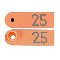 Global Sheep Ear Tags - Numbered Sheep ID Tags Orange - Item # 16843