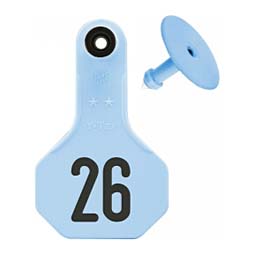Numbered Small Cattle ID Ear Tags Blue - Item # 16858