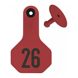 Numbered Small Cattle ID Ear Tags Red - Item # 16858