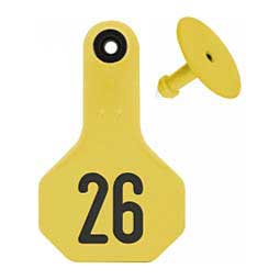 Numbered Small Cattle ID Ear Tags Yellow - Item # 16858