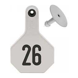 Numbered Medium Cattle ID Ear Tags White - Item # 16859