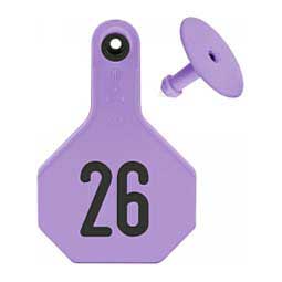 Numbered Medium Cattle ID Ear Tags Purple - Item # 16859