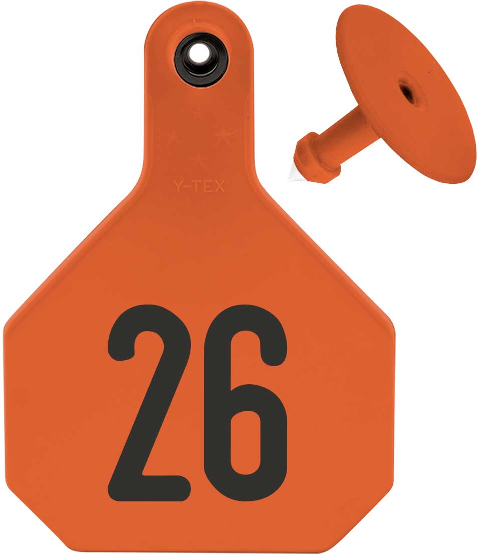Valley Vet - Numbered Large Cattle ID Ear Tags Y-Tex - Cattle Tags ...
