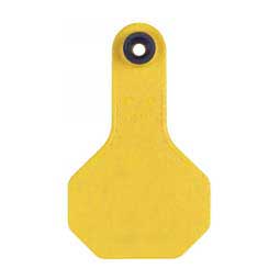Blank Small Cattle ID Ear Tags Yellow - Item # 16861