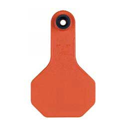 Blank Small Cattle ID Ear Tags Orange - Item # 16861