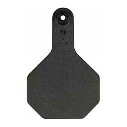 Blank Medium Cattle ID Ear Tags Black - Item # 16862