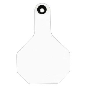 Blank Medium Cattle ID Ear Tags White - Item # 16862