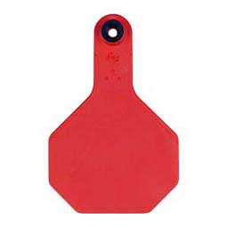 Blank Medium Cattle ID Ear Tags Red - Item # 16862