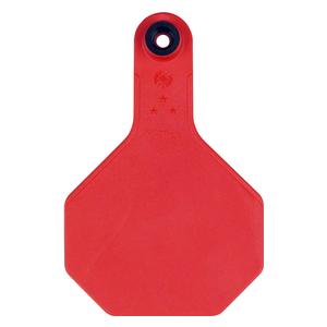 Blank Medium Cattle ID Ear Tags Red - Item # 16862