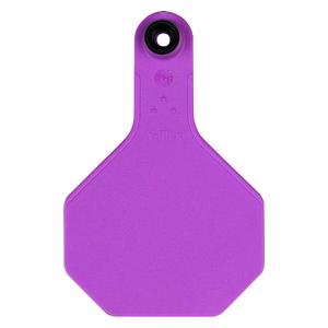 Blank Medium Cattle ID Ear Tags Purple - Item # 16862