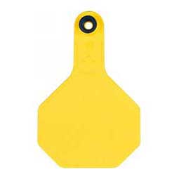 Blank Medium Cattle ID Ear Tags Yellow - Item # 16862