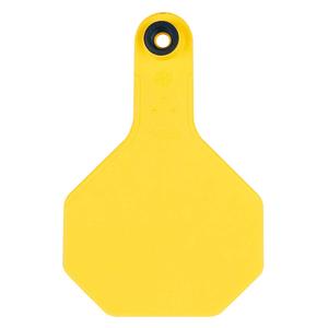 Blank Medium Cattle ID Ear Tags Yellow - Item # 16862