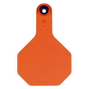 Blank Medium Cattle ID Ear Tags Orange - Item # 16862
