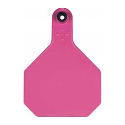 Blank Large Cattle ID Ear Tags Hot Pink - Item # 16863