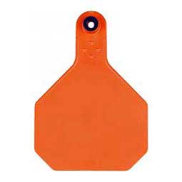 Blank Large Cattle ID Ear Tags Orange - Item # 16863