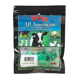 Extra Buttons for Cattle ID Ear Tags Green - Item # 16864