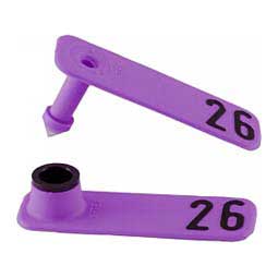 Sheep Ear Tags - Numbered SheepStar ID Tags Purple - Item # 16866