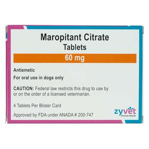 Maropitant Citrate for Dogs 60 mg 4 ct - Item # 1687RX