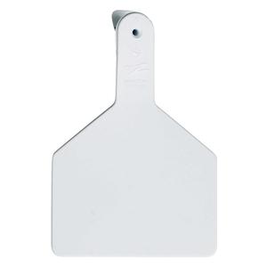 No-Snag Blank Cow ID Ear Tags White 100 ct - Item # 16880