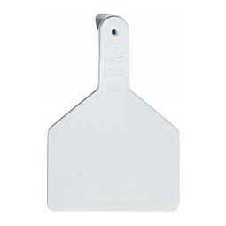 No-Snag Blank Cow ID Ear Tags White 100 ct - Item # 16880