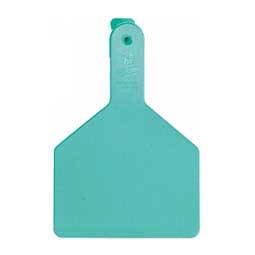 No-Snag Blank Cow ID Ear Tags Turquoise - Item # 16880