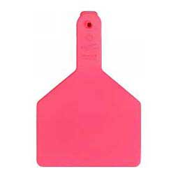 No-Snag Blank Cow ID Ear Tags Pink 100 ct - Item # 16880