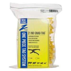 No-Snag Blank Cow ID Ear Tags Yellow - Item # 16880