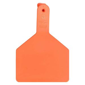 No-Snag Blank Cow ID Ear Tags Orange 100 ct - Item # 16880