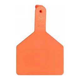 No-Snag Blank Cow ID Ear Tags Orange 100 ct - Item # 16880