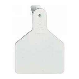 No-Snag Blank Calf ID Ear Tags White 100 ct - Item # 16882